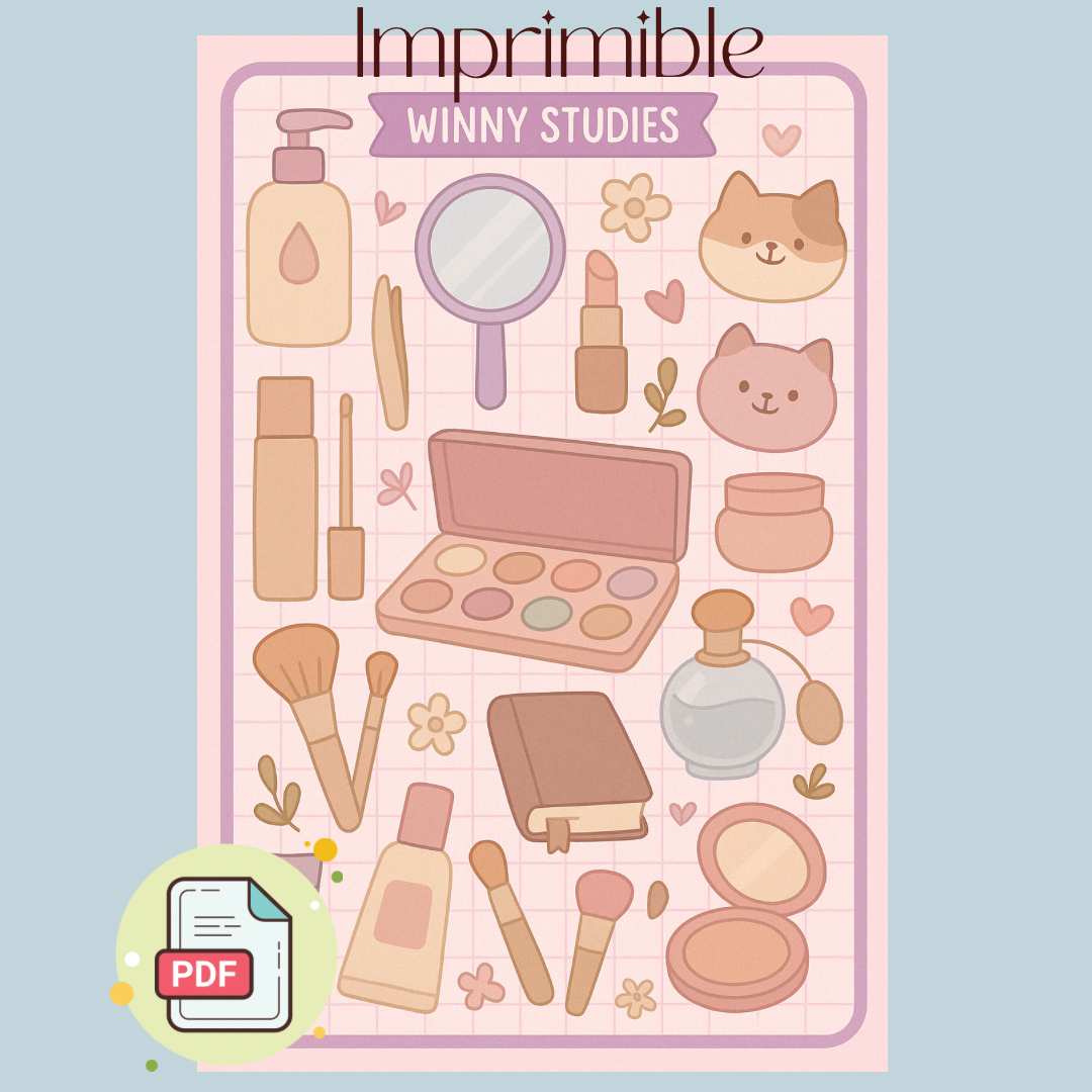 MAKEUP CAT IMPRIMIBLE DIGITAL