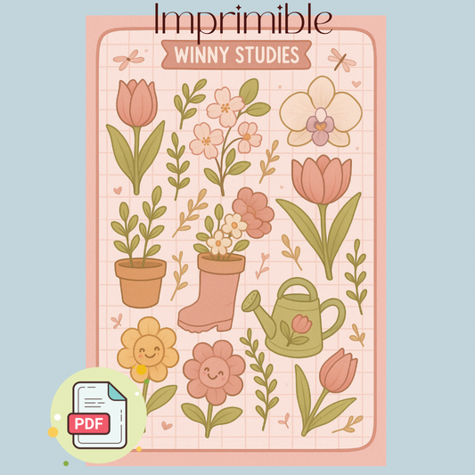 FLORAL IMPRIMIBLE DIGITAL