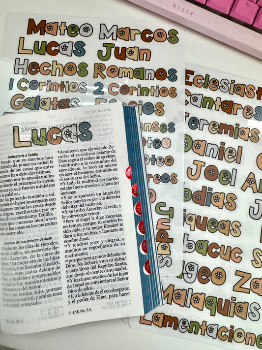 Sticker para Titulos de Libros / boho beige