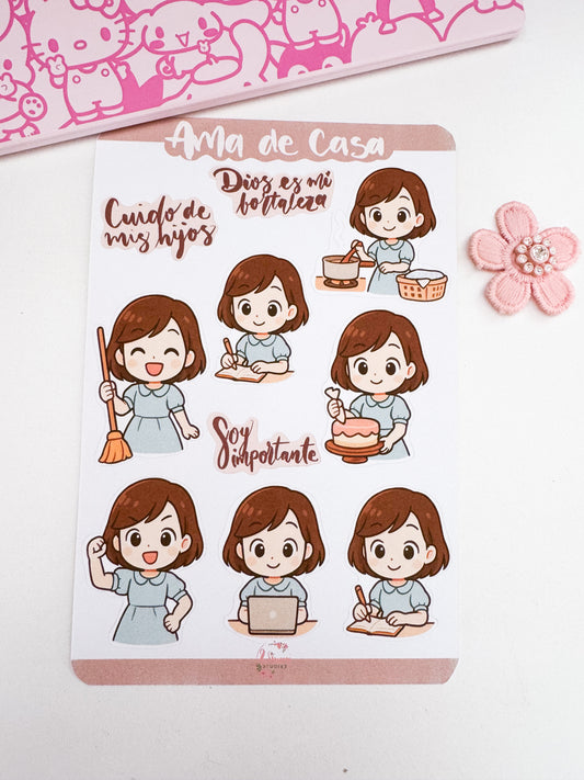 Ama de casa stickers