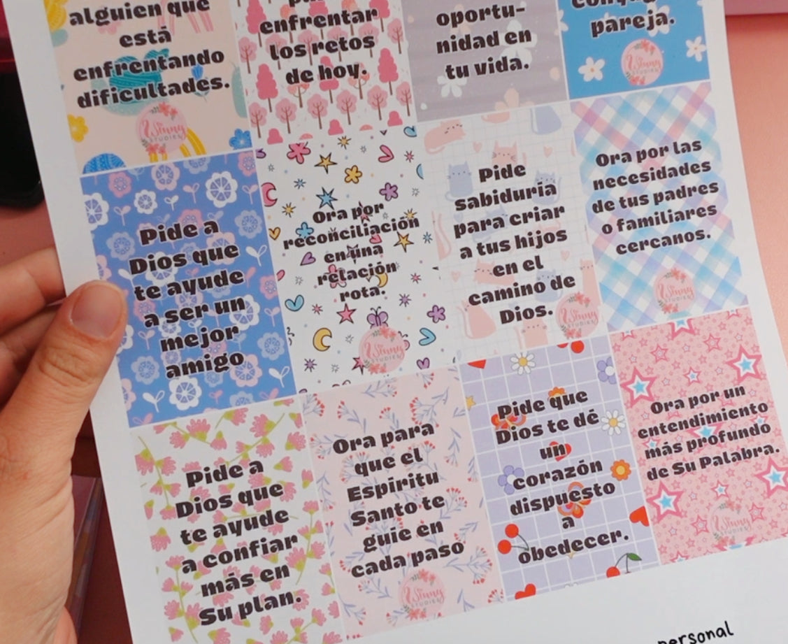 GUIAS DE ORACION 100 TARJETAS+ CAJITA /DIGITAL no es producto fisico
