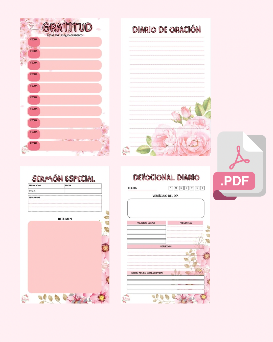DIARIO DEVOCIONAL PARA IMPRIMIR/ no es producto físico
