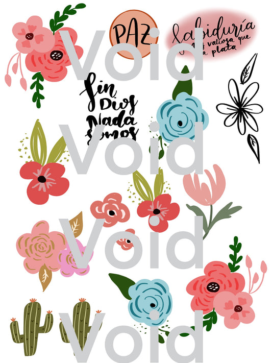 FREE PRINTABLE FLORAL/ IMPRIMIBLE FLORAL GRATIS