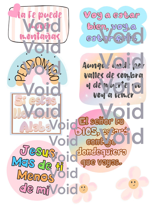 PRINTABLE STICKER / IMPRIMIBLES "ESPAÑOL"