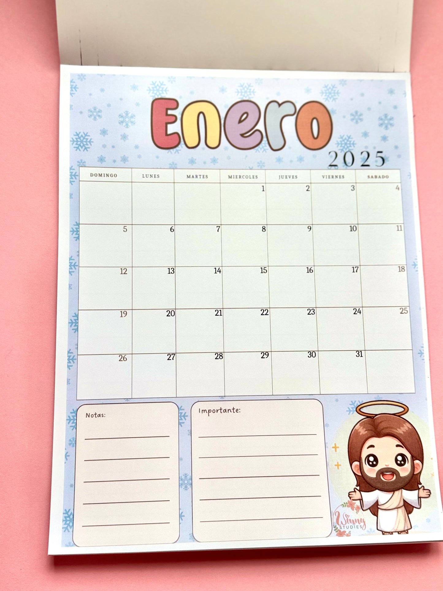 CALENDARIO 2025 CON MAGNETICO