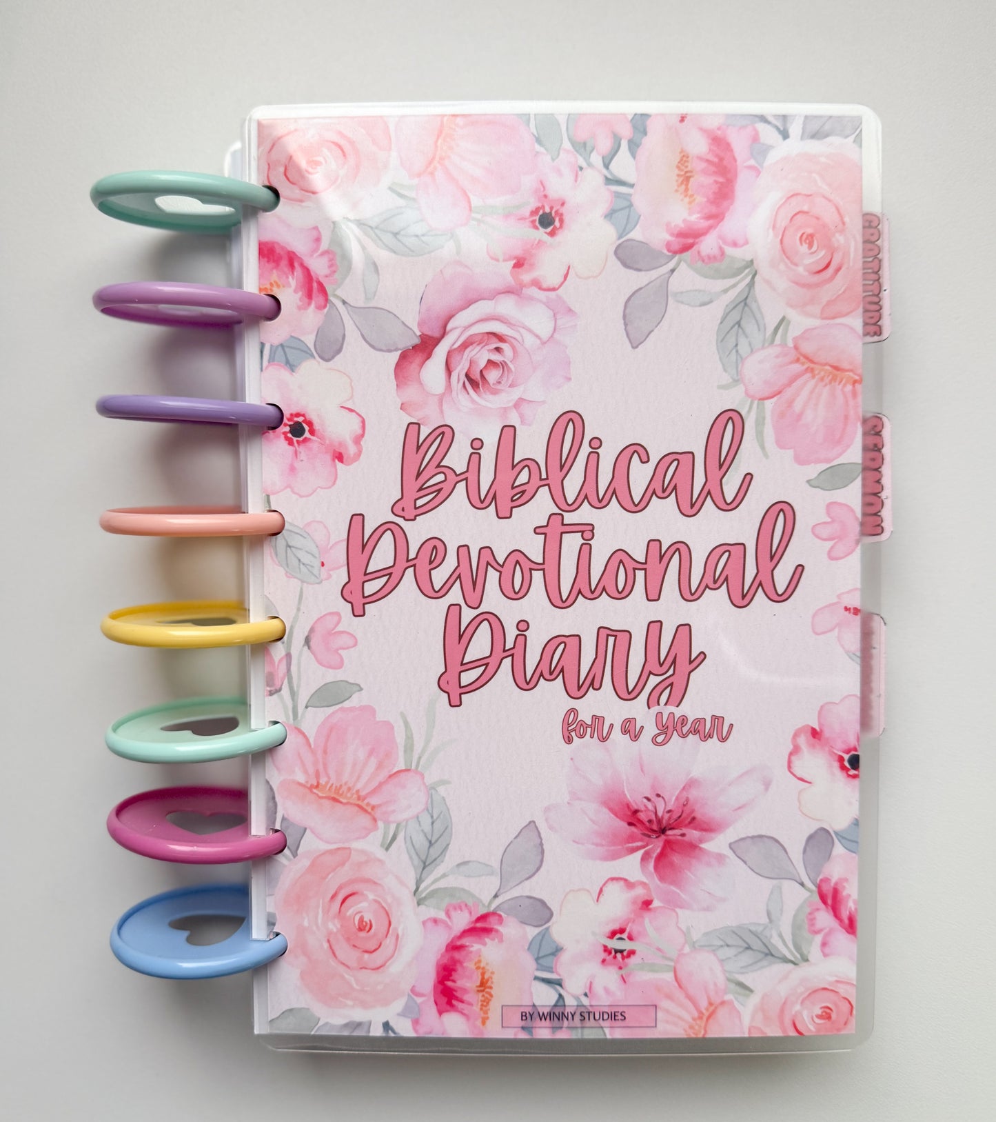 (ENGLISH) BIBLICAL DEVOTIONAL DIARY PINK FLORAL