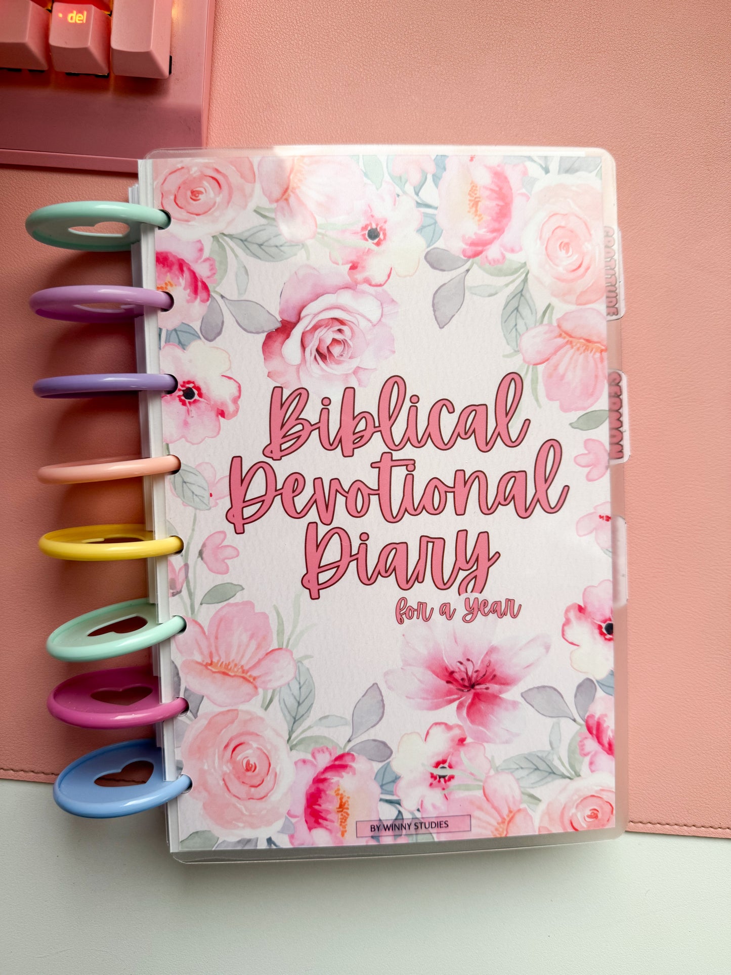 (ENGLISH) BIBLICAL DEVOTIONAL DIARY PINK FLORAL