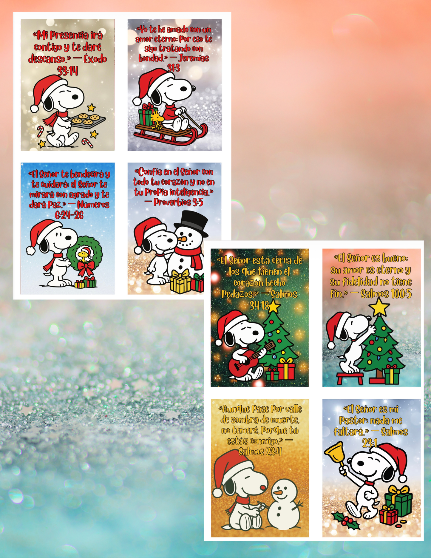 Snoopy Style, 24 versículos bíblicos
