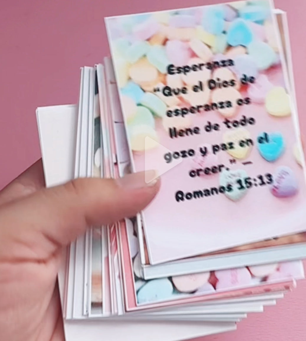 50 TARJETAS PARA ORAR POR MATRIMONIOS / no es producto físico
