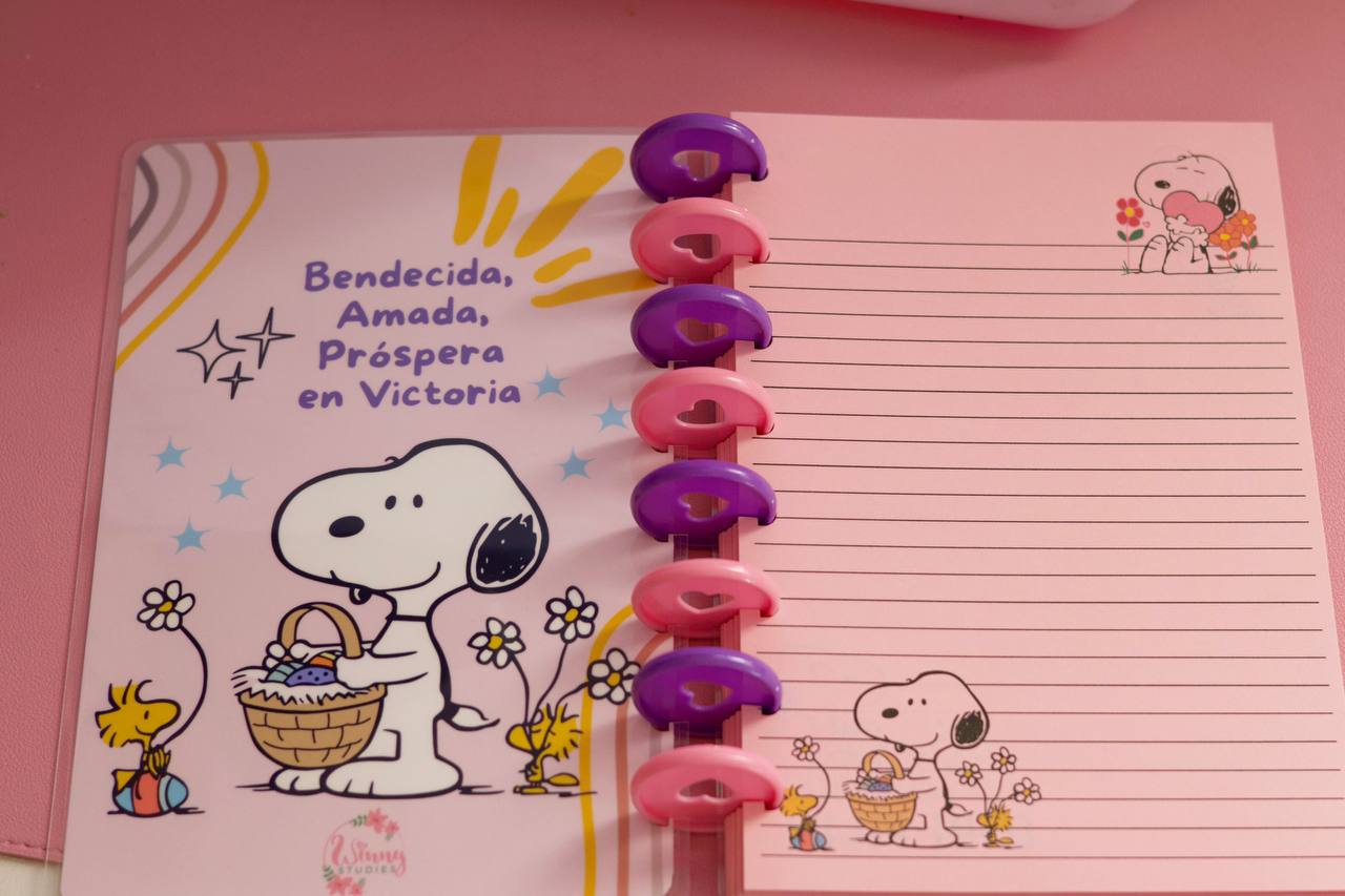 Cuaderno Snoopy
