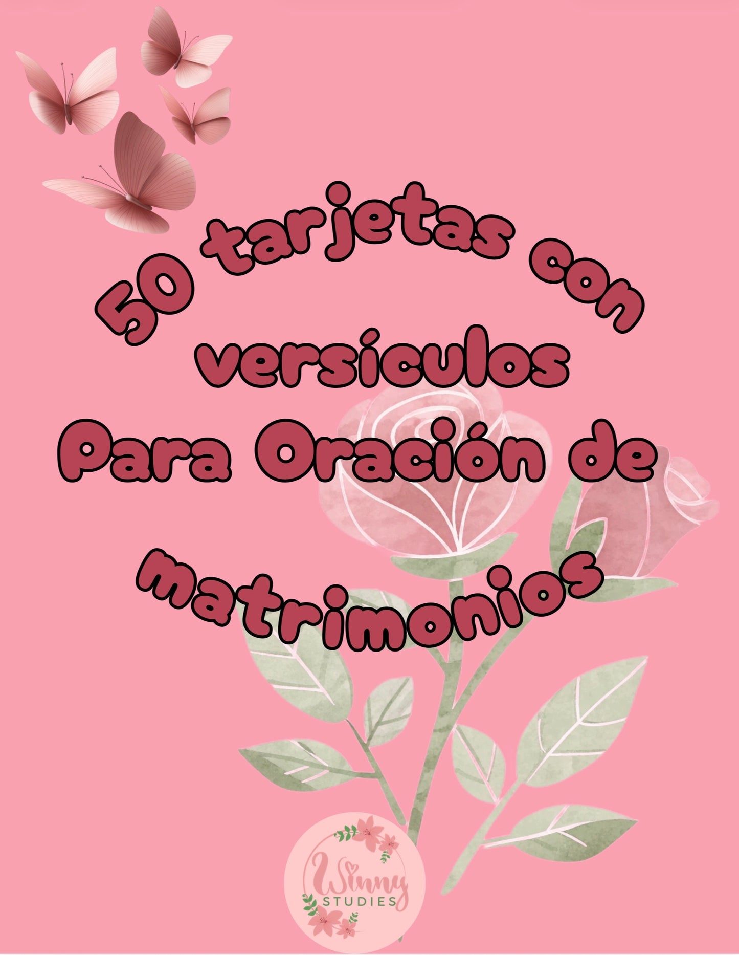 50 TARJETAS PARA ORAR POR MATRIMONIOS / no es producto físico